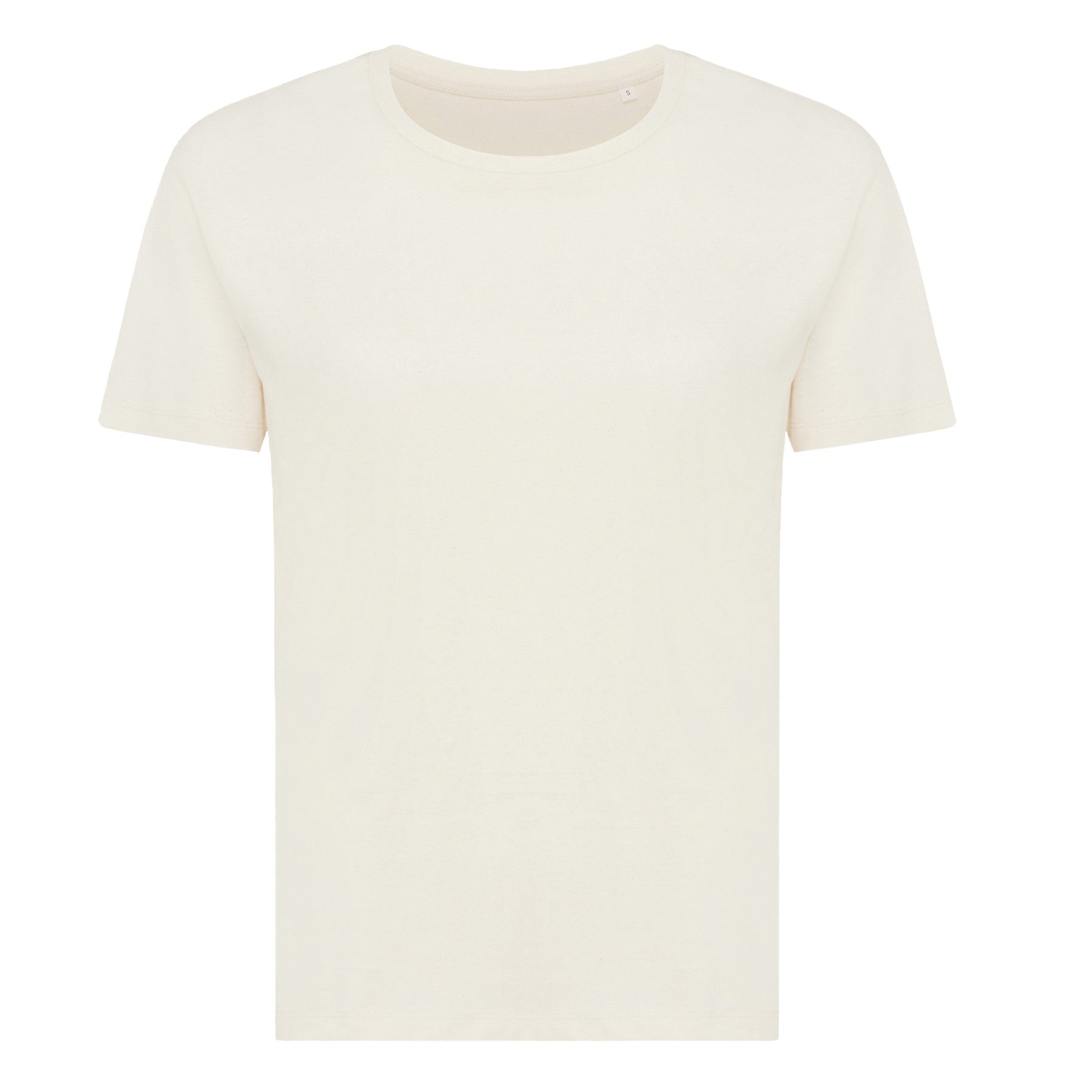 Natural Raw - Side - Iqoniq Womens-Ladies Yala Recycled Cotton Lightweight T-Shirt