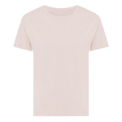 Cloud Pink - Front - Iqoniq Womens-Ladies Yala Recycled Cotton Lightweight T-Shirt