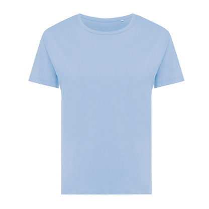 Sky Blue - Front - Iqoniq Womens-Ladies Yala Recycled Cotton Lightweight T-Shirt