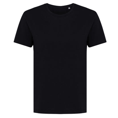 Black - Front - Iqoniq Womens-Ladies Yala Recycled Cotton Lightweight T-Shirt
