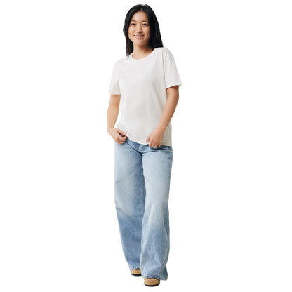 Natural Raw - Pack Shot - Iqoniq Womens-Ladies Yala Recycled Cotton Lightweight T-Shirt