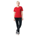 Red - Side - Iqoniq Womens-Ladies Yala Recycled Cotton Lightweight T-Shirt
