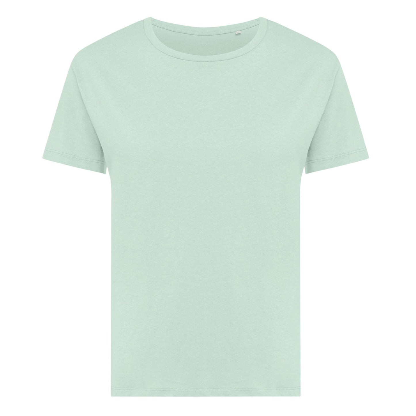 Crushed Mint - Front - Iqoniq Womens-Ladies Yala Recycled Cotton Lightweight T-Shirt