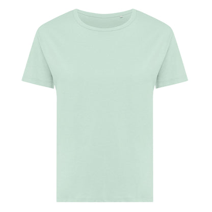 Crushed Mint - Front - Iqoniq Womens-Ladies Yala Recycled Cotton Lightweight T-Shirt
