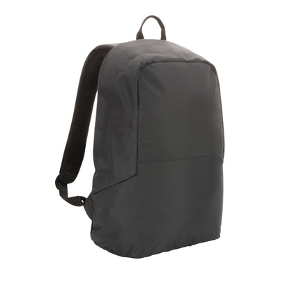 Black - Pack Shot - XD Collection Impact Aware RPET Anti-Theft 20L Backpack