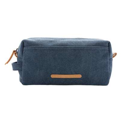 Blue - Front - XD Collection Canvas Toiletry Bag