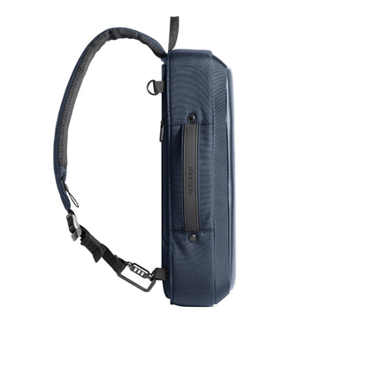 Navy - Side - XD Design Bobby Bizz 2.0 Anti-Theft Briefcase