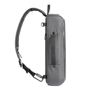 Grey - Side - XD Design Bobby Bizz 2.0 Anti-Theft Briefcase