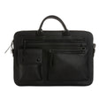 Black - Front - Swiss Peak PU Recycled Laptop Bag