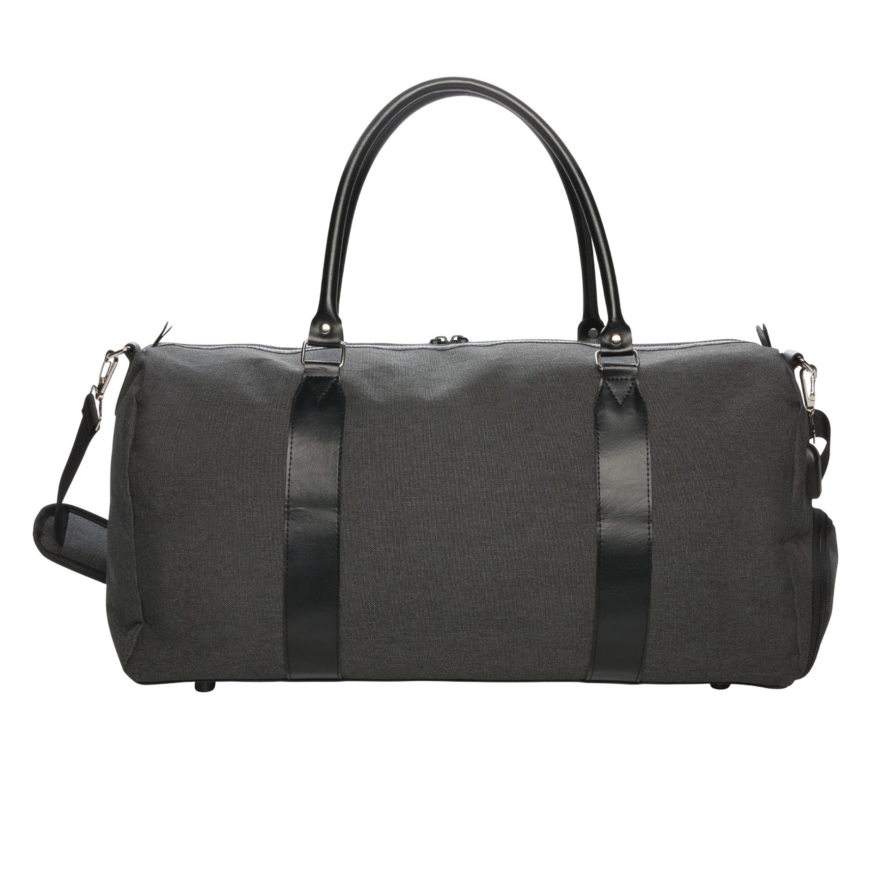 Black - Front - XD Collection USB Duffle Bag