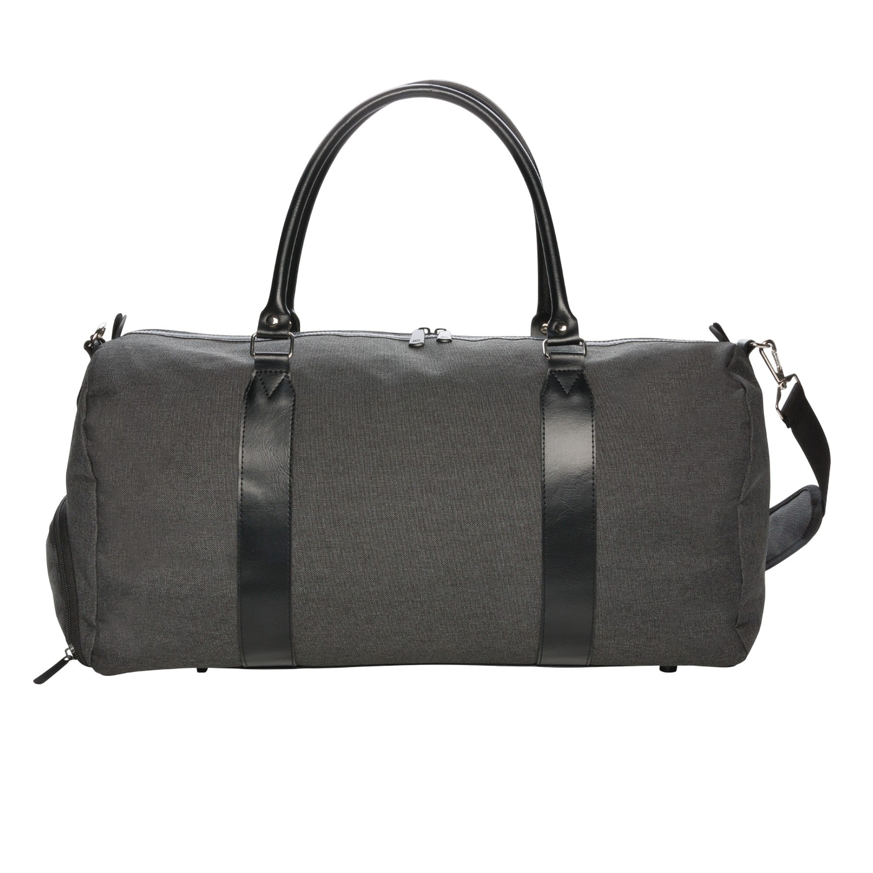 Black - Side - XD Collection USB Duffle Bag