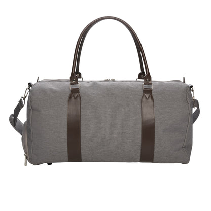 Grey - Front - XD Collection USB Duffle Bag