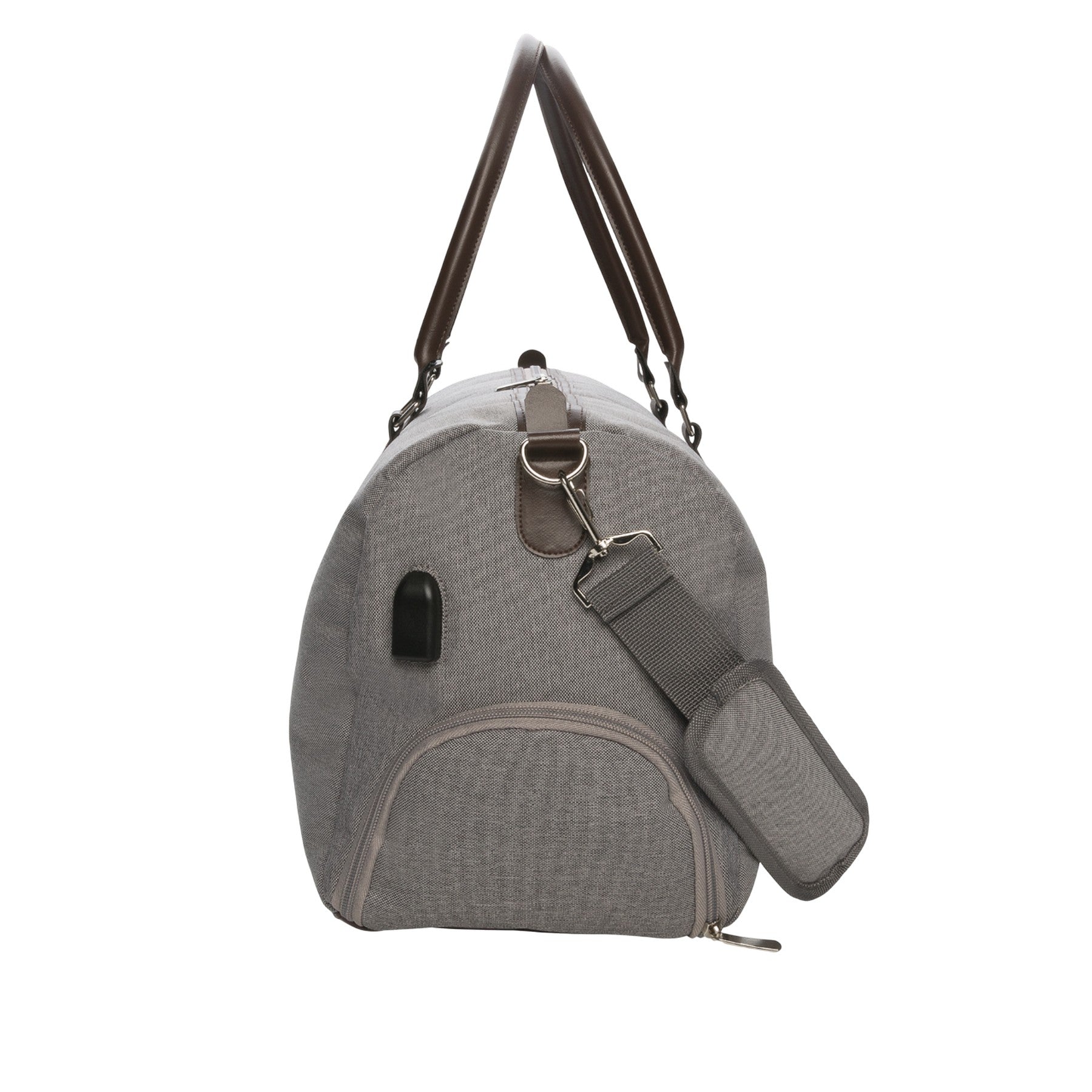 Grey - Lifestyle - XD Collection USB Duffle Bag