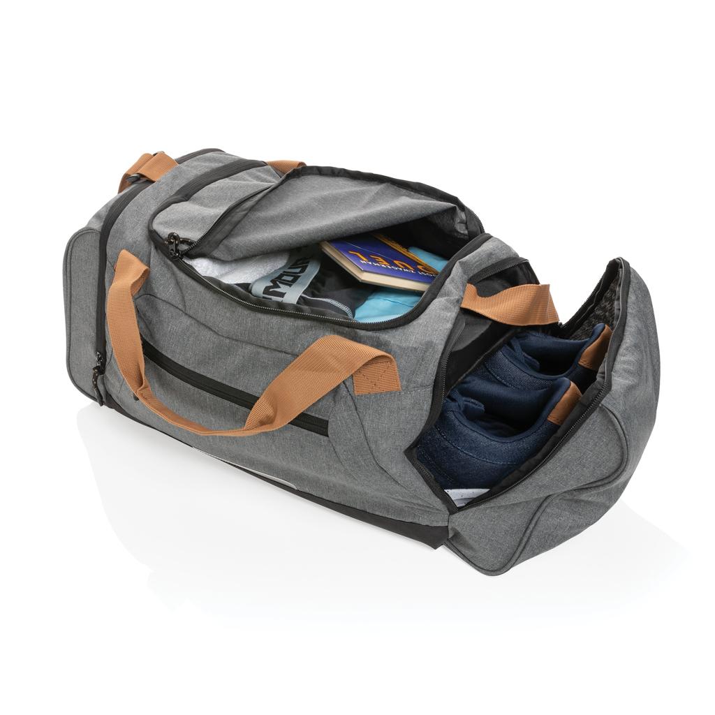 Grey - Lifestyle - XD Collection Impact Aware Urban Outdoor 40L Weekend Bag