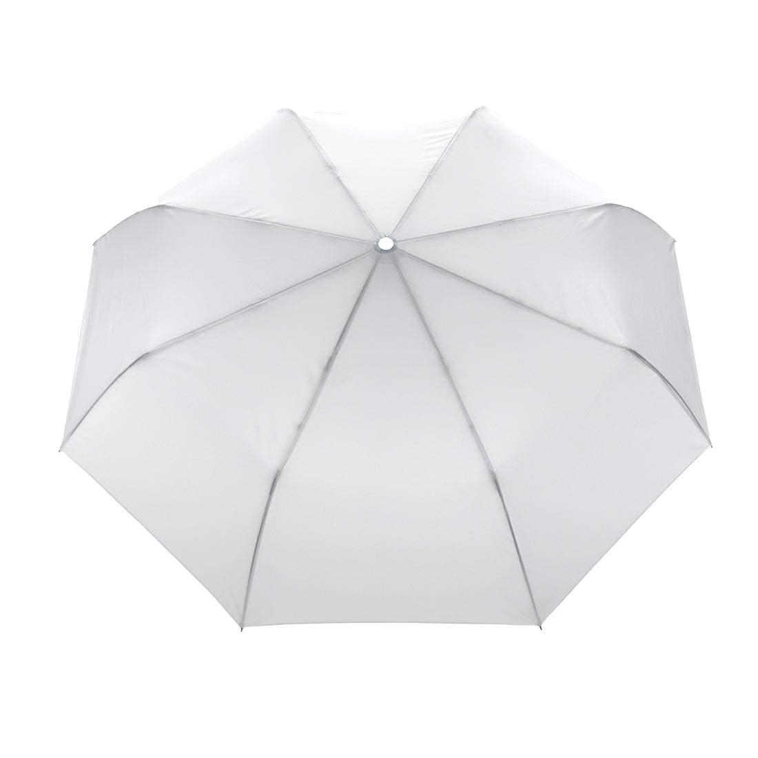 White - Back - XD Collection Impact Aware RPET Automatic Folding Umbrella
