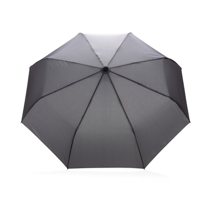 Anthracite - Back - XD Collection Impact Aware RPET Automatic Folding Umbrella