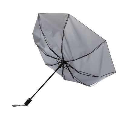 Anthracite - Side - XD Collection Impact Aware RPET Automatic Folding Umbrella