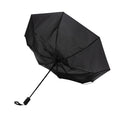 Black - Side - XD Collection Impact Aware RPET Automatic Folding Umbrella
