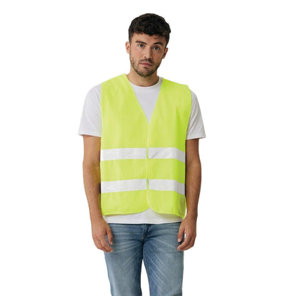 Yellow - Side - XD Collection Unisex Adult RPET High-Vis Safety Vest