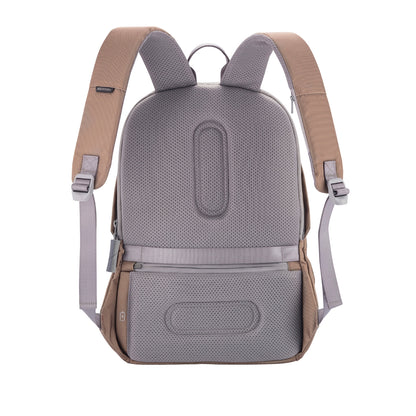 Khaki - Back - XD Design Bobby Soft Anti-Theft Backpack