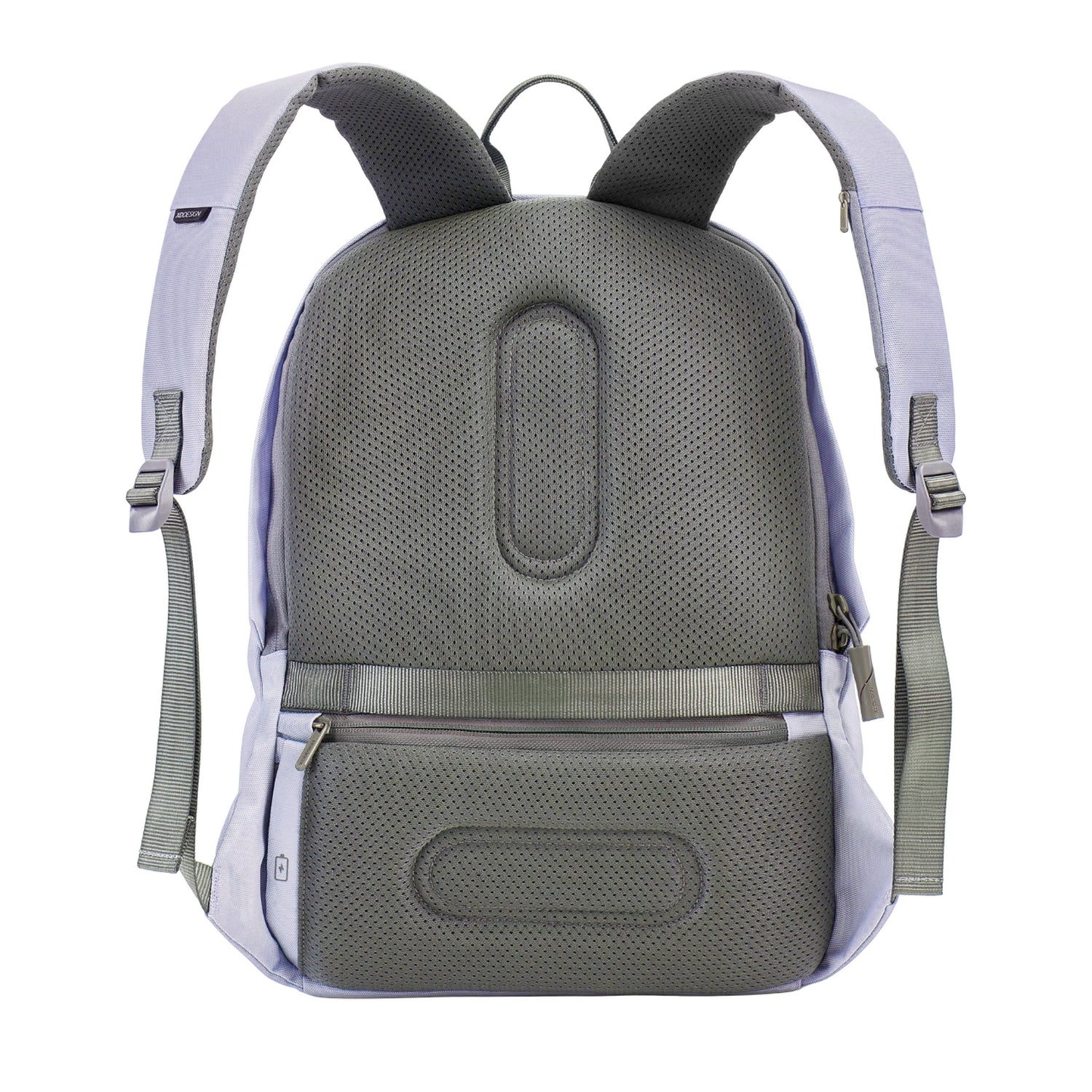 Lavender - Back - XD Design Bobby Soft Anti-Theft Backpack