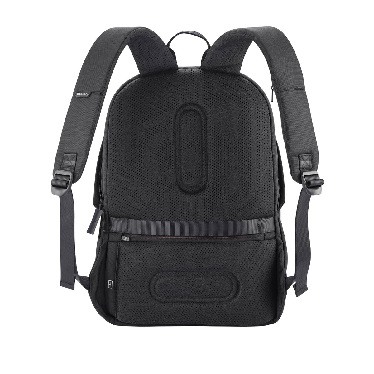 Black - Back - XD Design Bobby Soft Anti-Theft Backpack