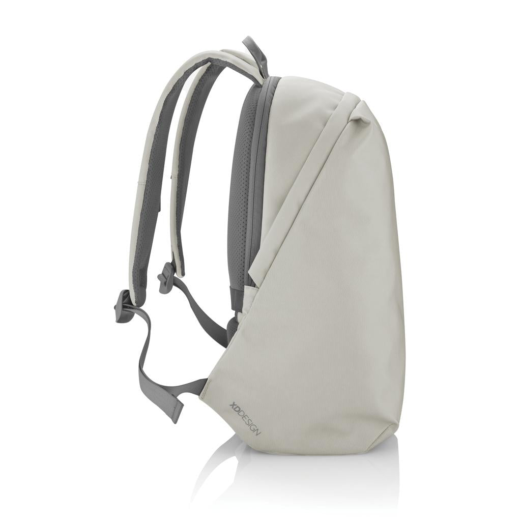 Light Grey - Close up - XD Design Bobby Soft Anti-Theft Backpack
