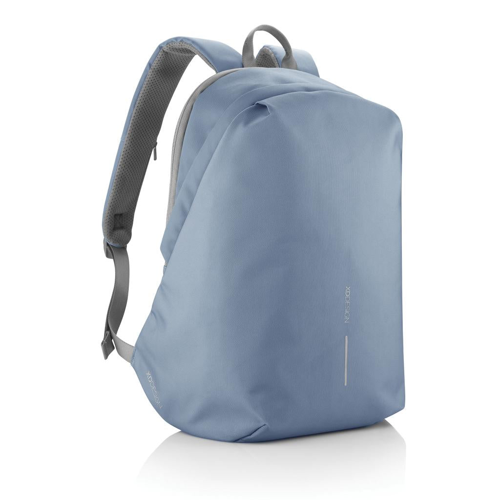 Blue - Back - XD Design Bobby Soft Anti-Theft Backpack