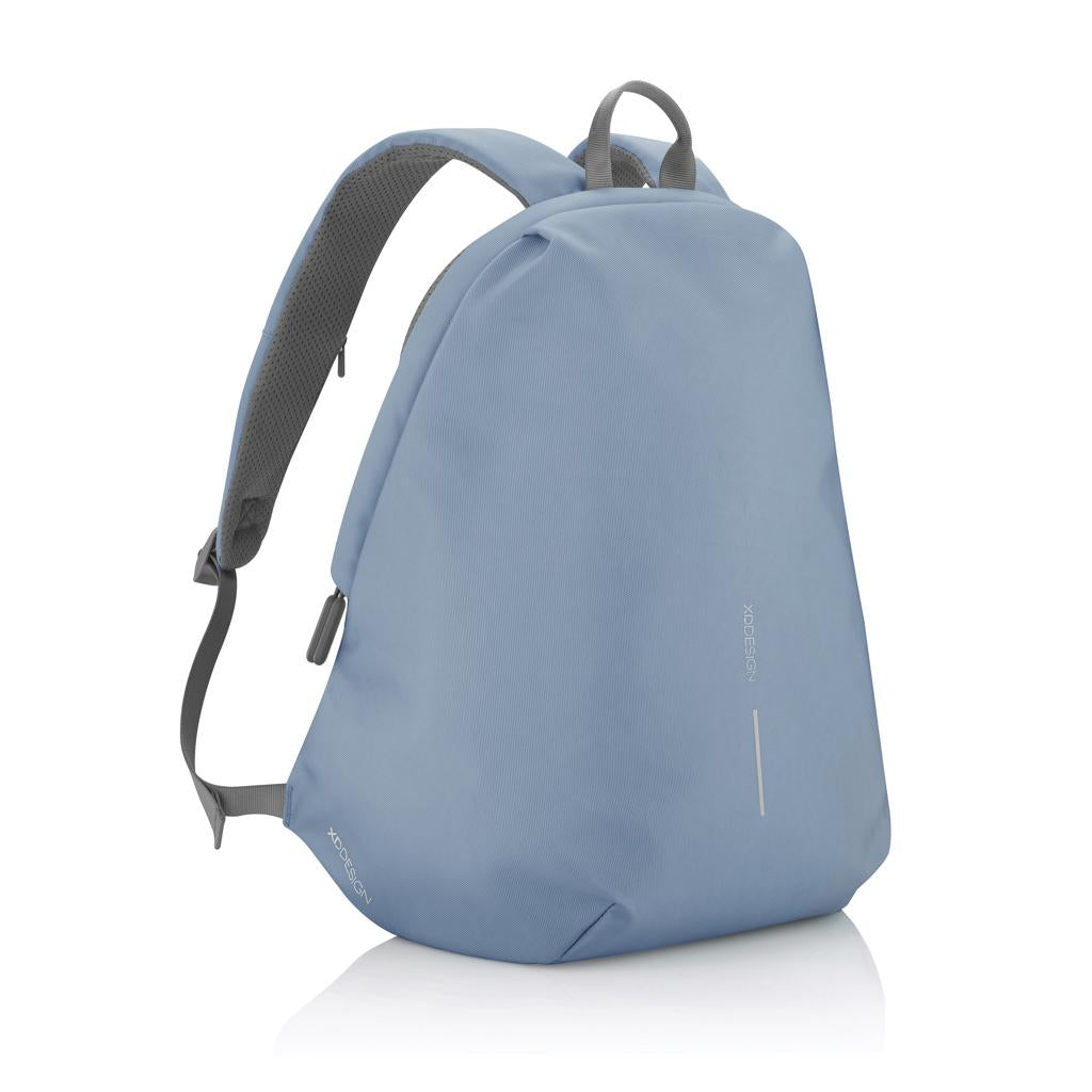 Blue - Side - XD Design Bobby Soft Anti-Theft Backpack