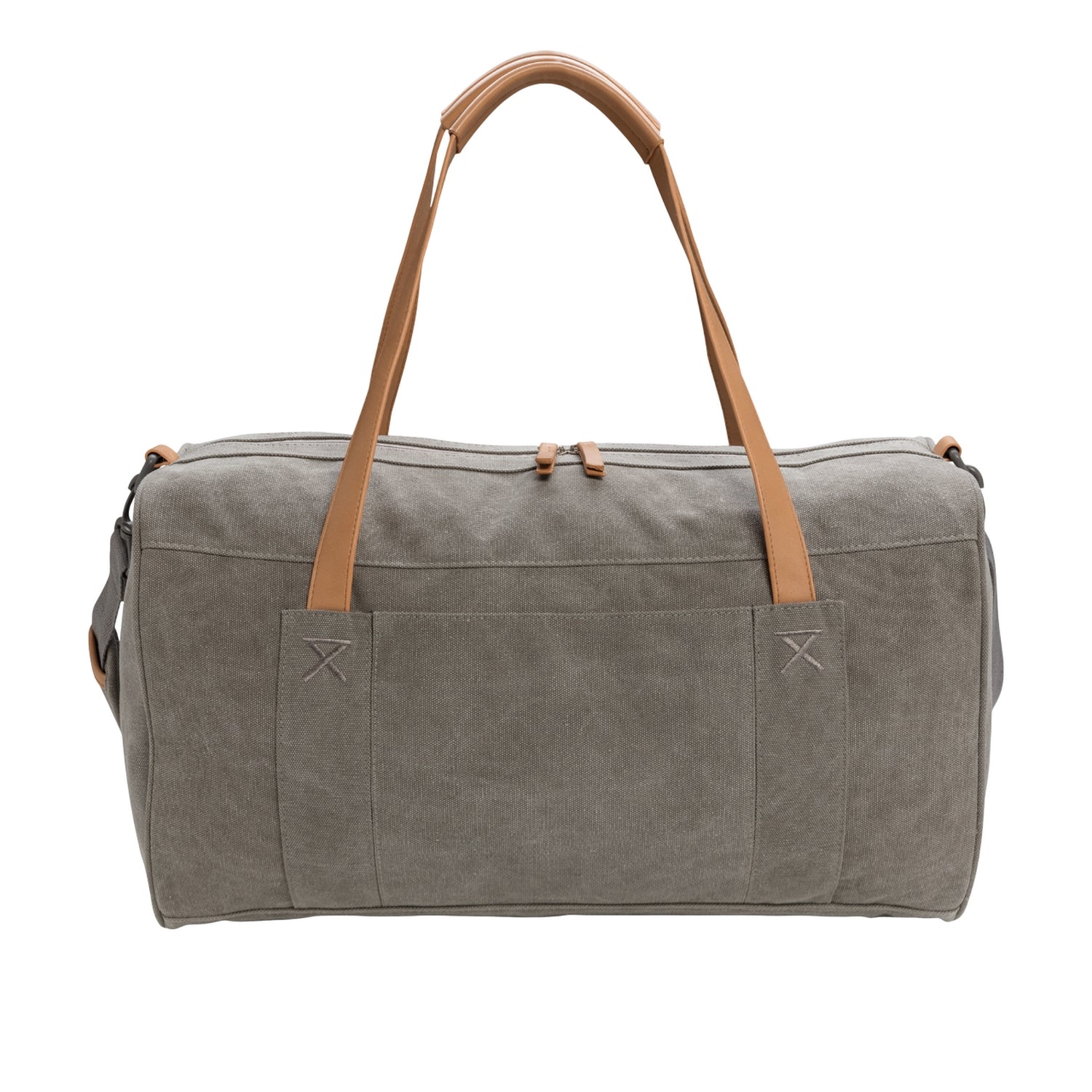 Grey - Back - XD Collection Canvas Weekend Bag