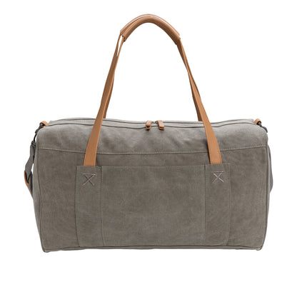 Grey - Back - XD Collection Canvas Weekend Bag