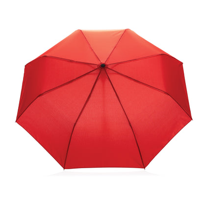 Red - Back - XD Collection Impact Aware RPET Automatic Folding Umbrella