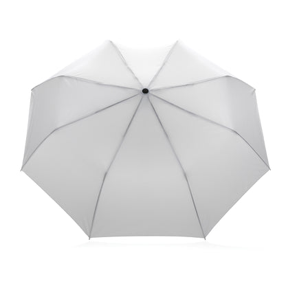 White - Back - XD Collection Impact Aware RPET Automatic Folding Umbrella
