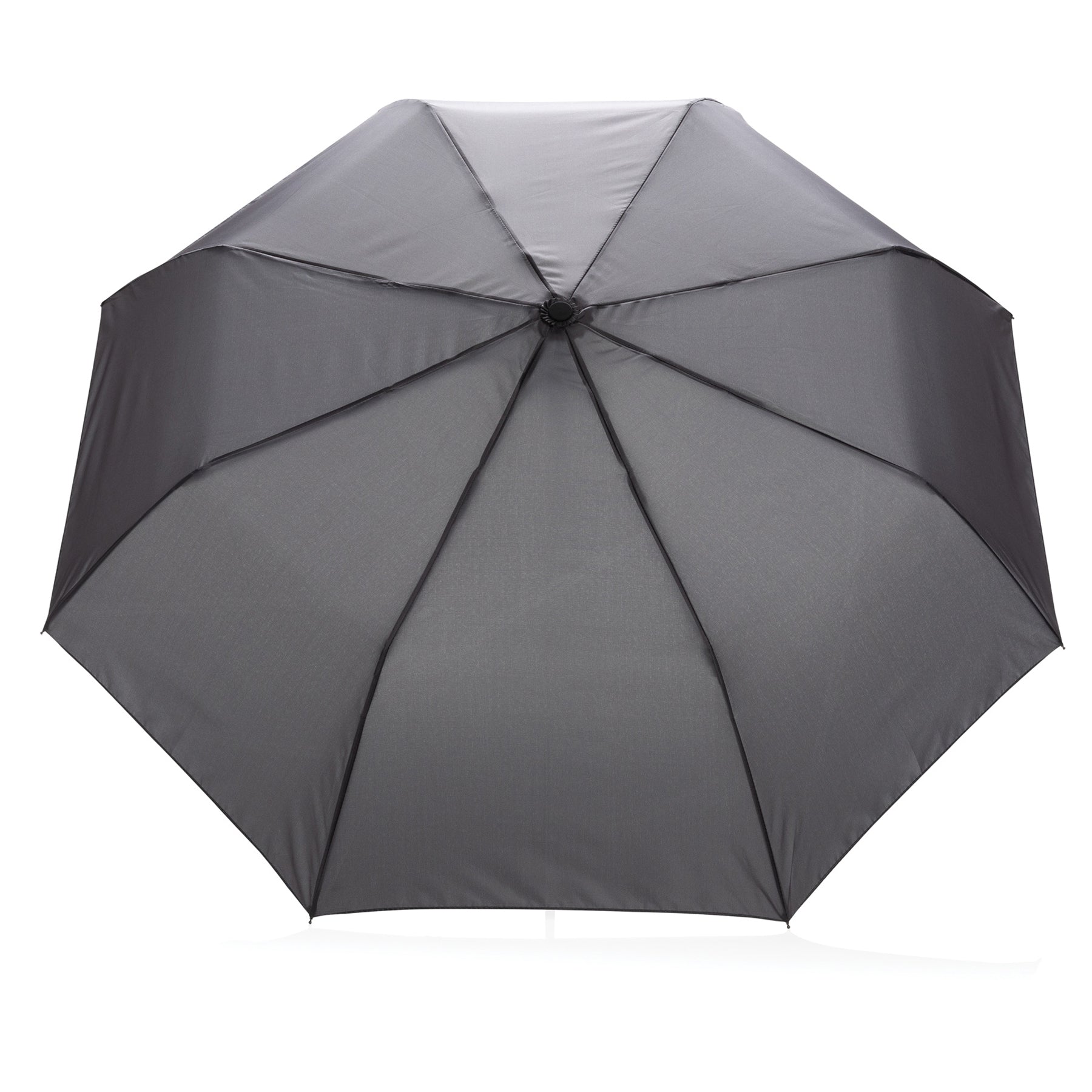 Anthracite - Back - XD Collection Impact Aware RPET Automatic Folding Umbrella