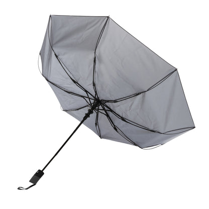 Anthracite - Side - XD Collection Impact Aware RPET Automatic Folding Umbrella