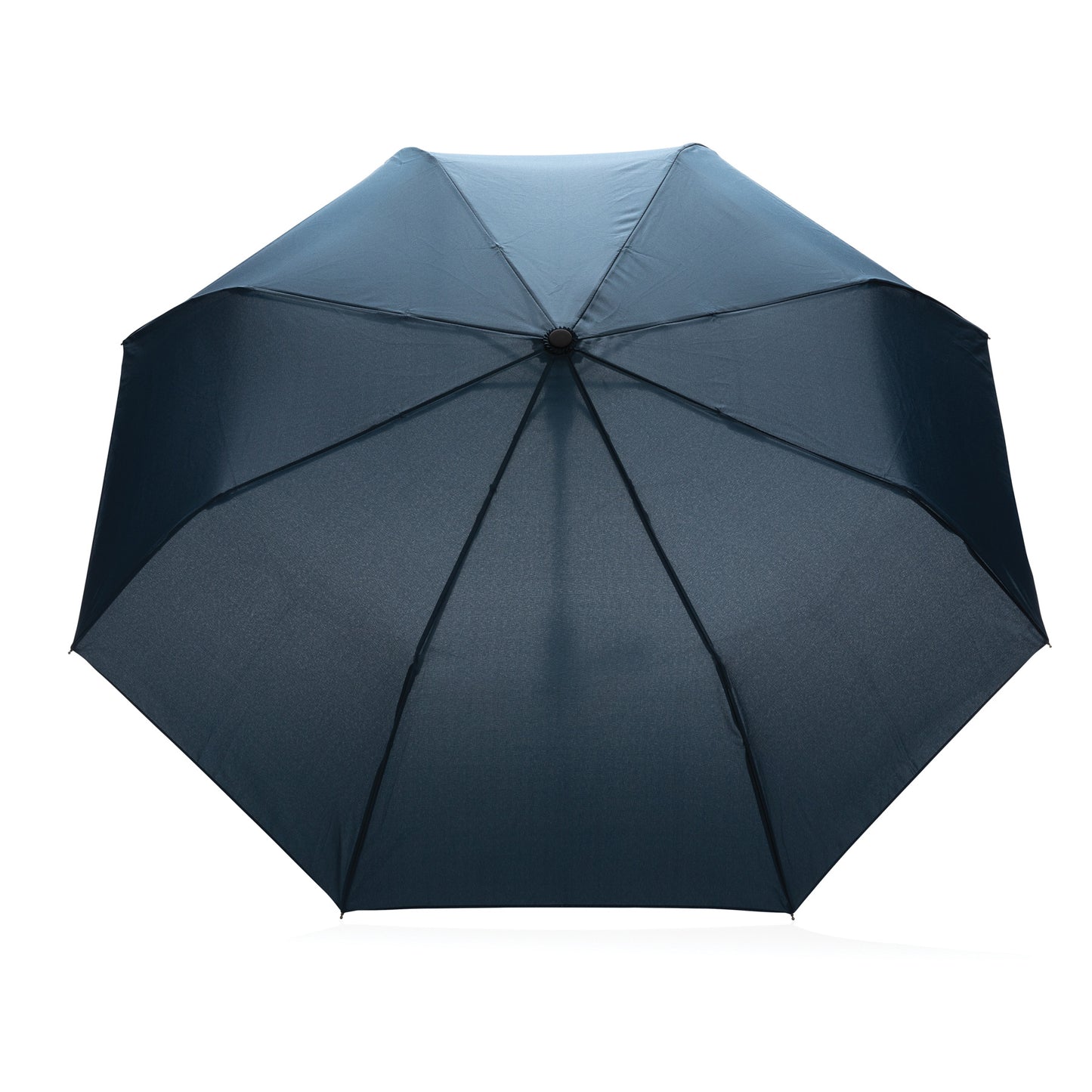 Navy - Back - XD Collection Impact Aware RPET Automatic Folding Umbrella