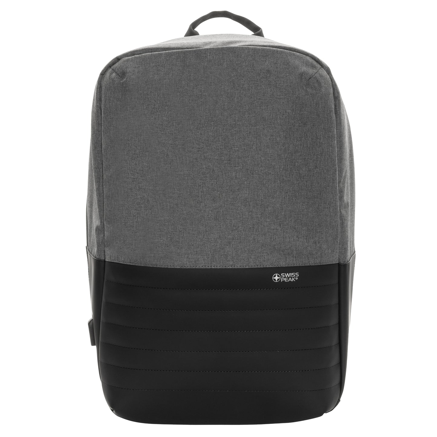 Grey - Front - Swiss Peak Aware RFID Anti-Theft 11L Laptop Backpack