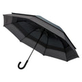 Black - Front - Swiss Peak Expandable Aware Stick Umbrella