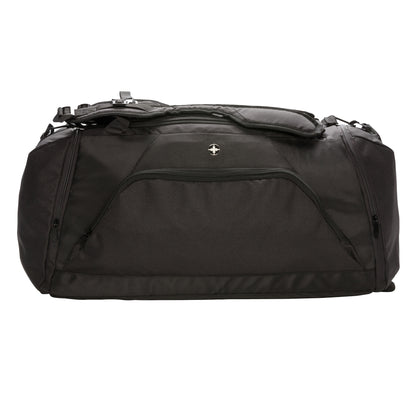 Black - Front - Swiss Peak RFID Sports 48L Backpack