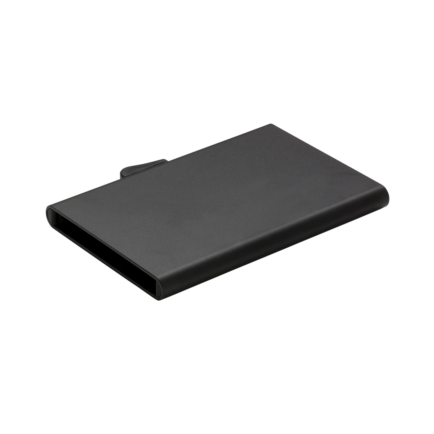 Black - Back - C-Secure Aluminium RFID Blocking Card Holder