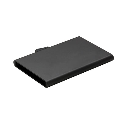 Black - Back - C-Secure Aluminium RFID Blocking Card Holder