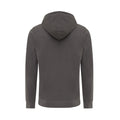Anthracite - Back - Iqoniq Unisex Adult Abisko Recycled Cotton Full Zip Hoodie