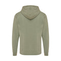 Heather Green - Back - Iqoniq Unisex Adult Abisko Recycled Cotton Full Zip Hoodie