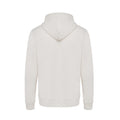 Natural Raw - Back - Iqoniq Unisex Adult Abisko Recycled Cotton Full Zip Hoodie