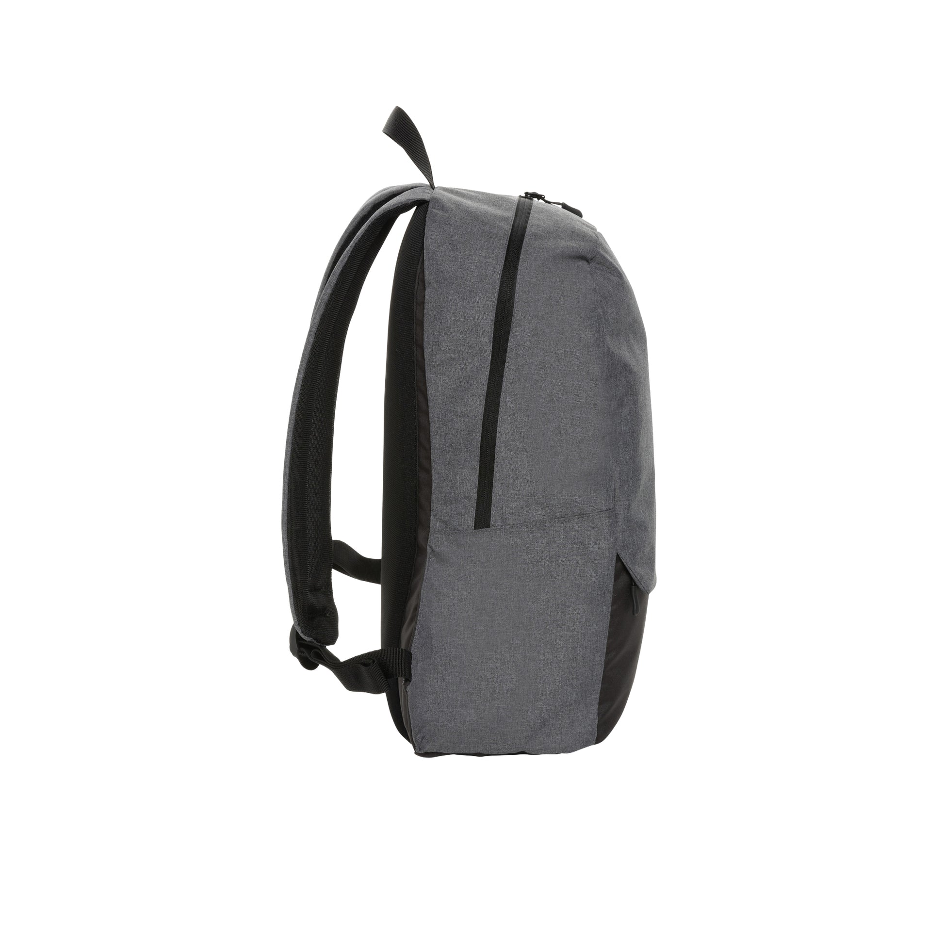 Grey - Side - XD Collection Kazu RPET Aware Laptop Backpack