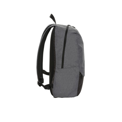 Grey - Side - XD Collection Kazu RPET Aware Laptop Backpack