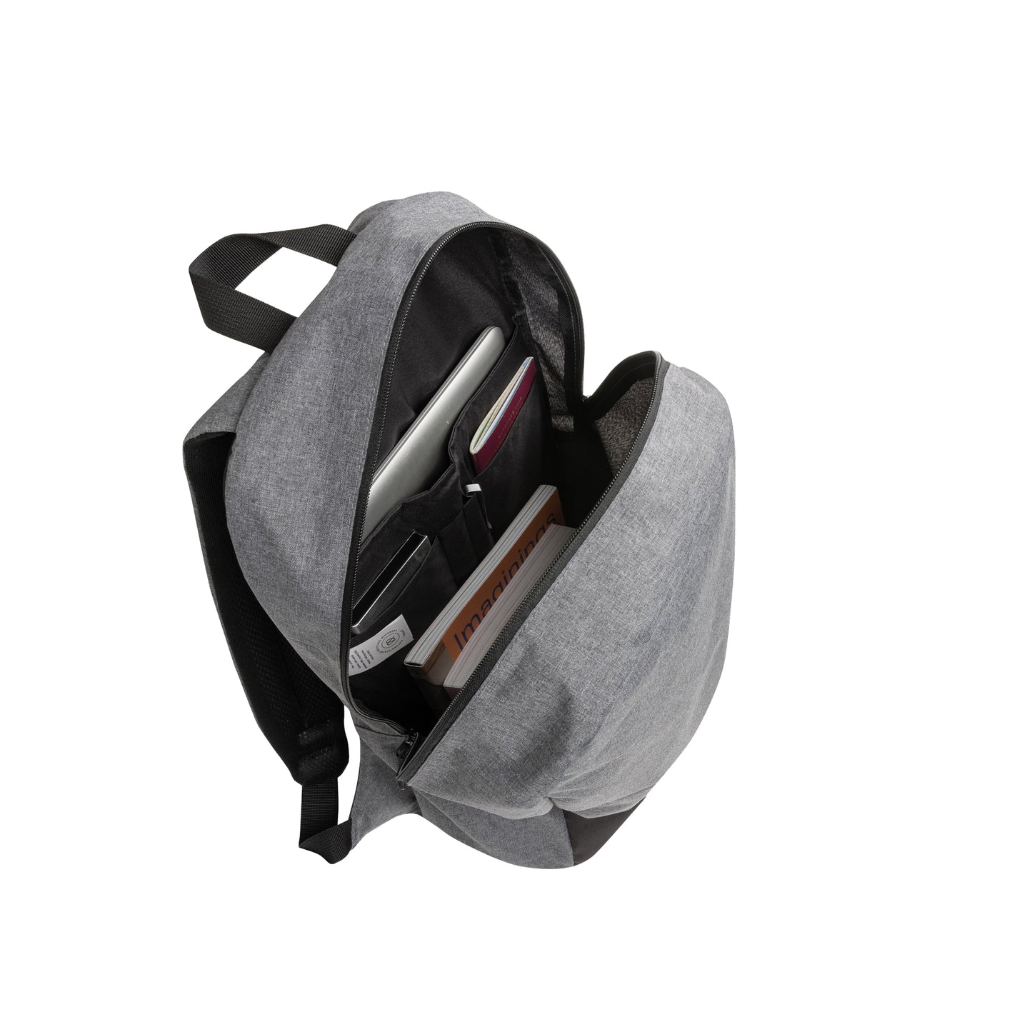Grey - Lifestyle - XD Collection Kazu RPET Aware Laptop Backpack