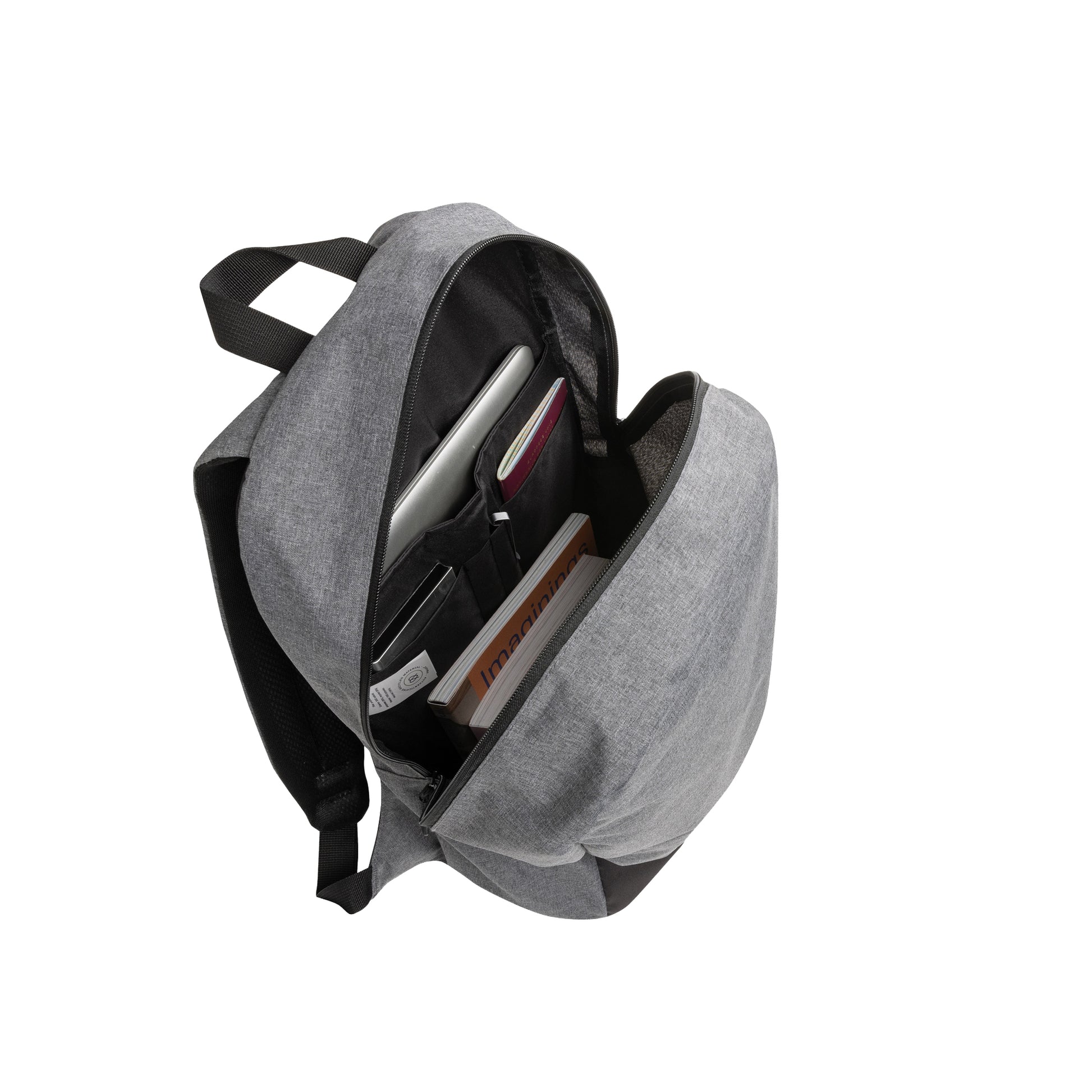 Grey - Lifestyle - XD Collection Kazu RPET Aware Laptop Backpack
