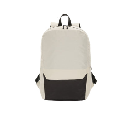 Off White - Pack Shot - XD Collection Kazu RPET Aware Laptop Backpack