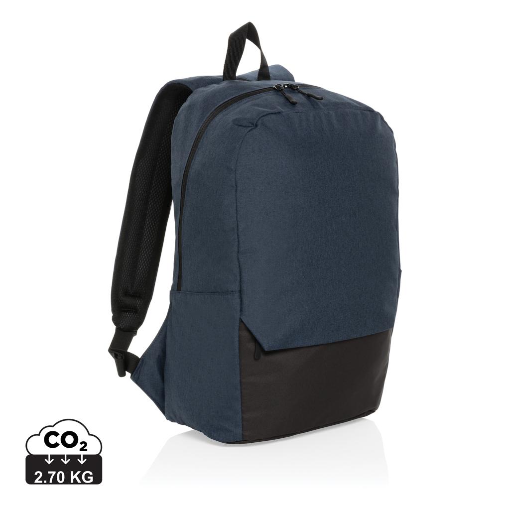 Blue - Front - XD Collection Kazu RPET Aware Laptop Backpack